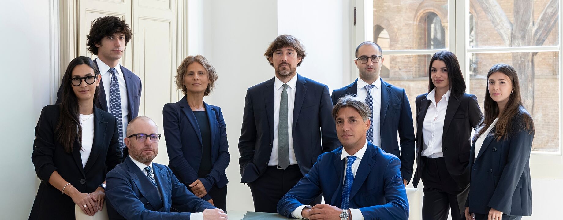 Fotografia di gruppo dei partner e dei professionisti dello Studio